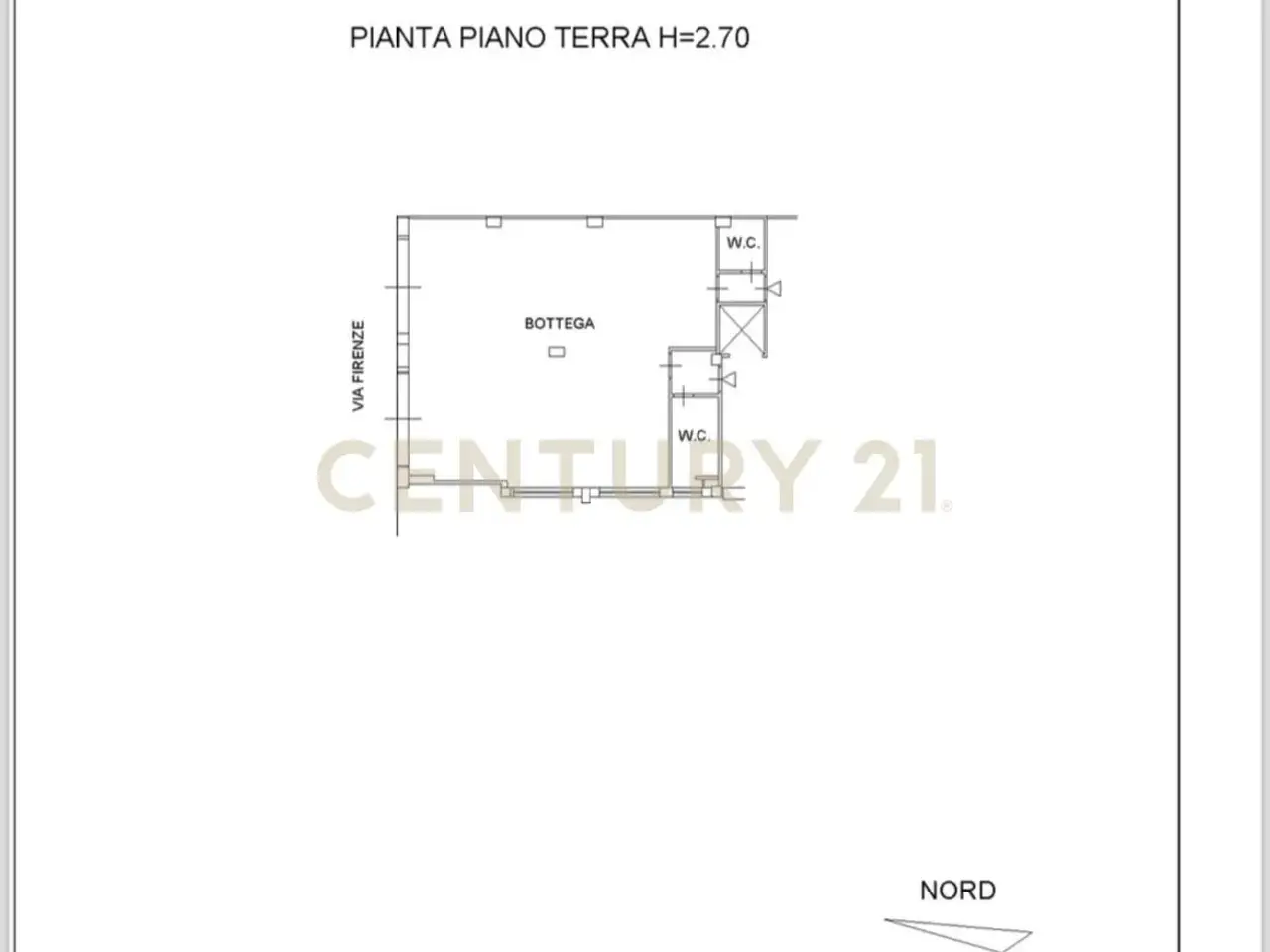 Centro commerciale in Via Firenze 229/231, Catania, {3} - Planimetria 1