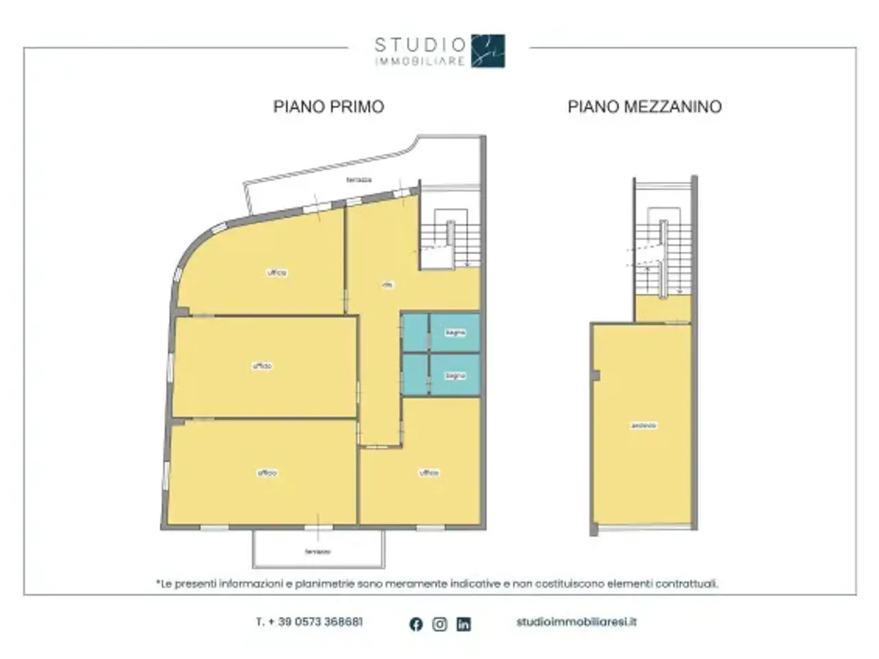 Ufficio in Viale Europa, Serravalle Pistoiese, {3} - Planimetria 1