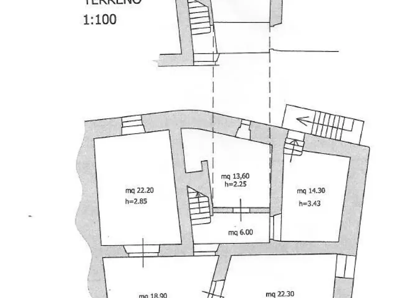 Palazzina commerciale in Via Conte degli Atti 4, Baschi, {3} - Planimetria 1