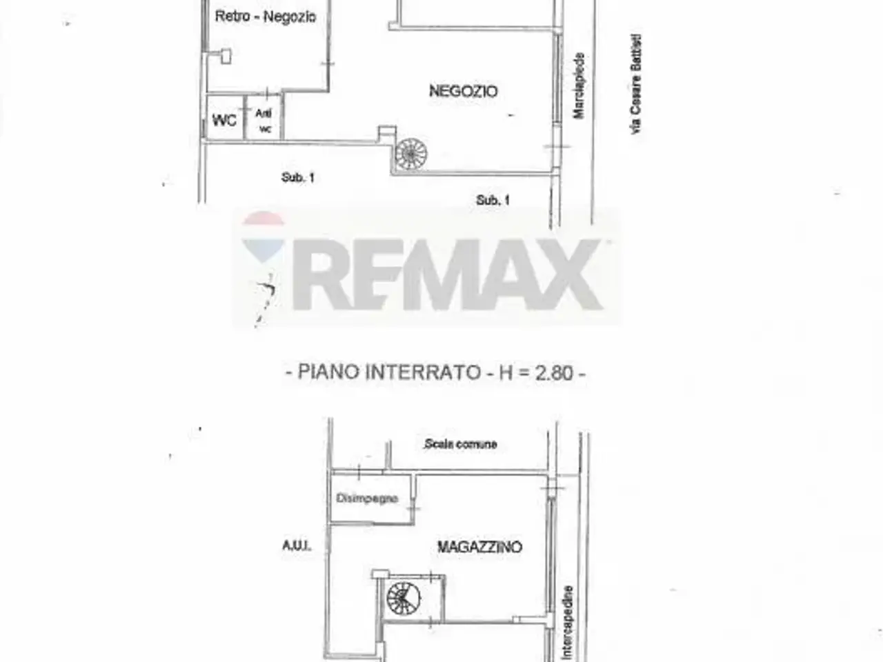 Negozio in , Gazzaniga, {3} - Planimetria 1