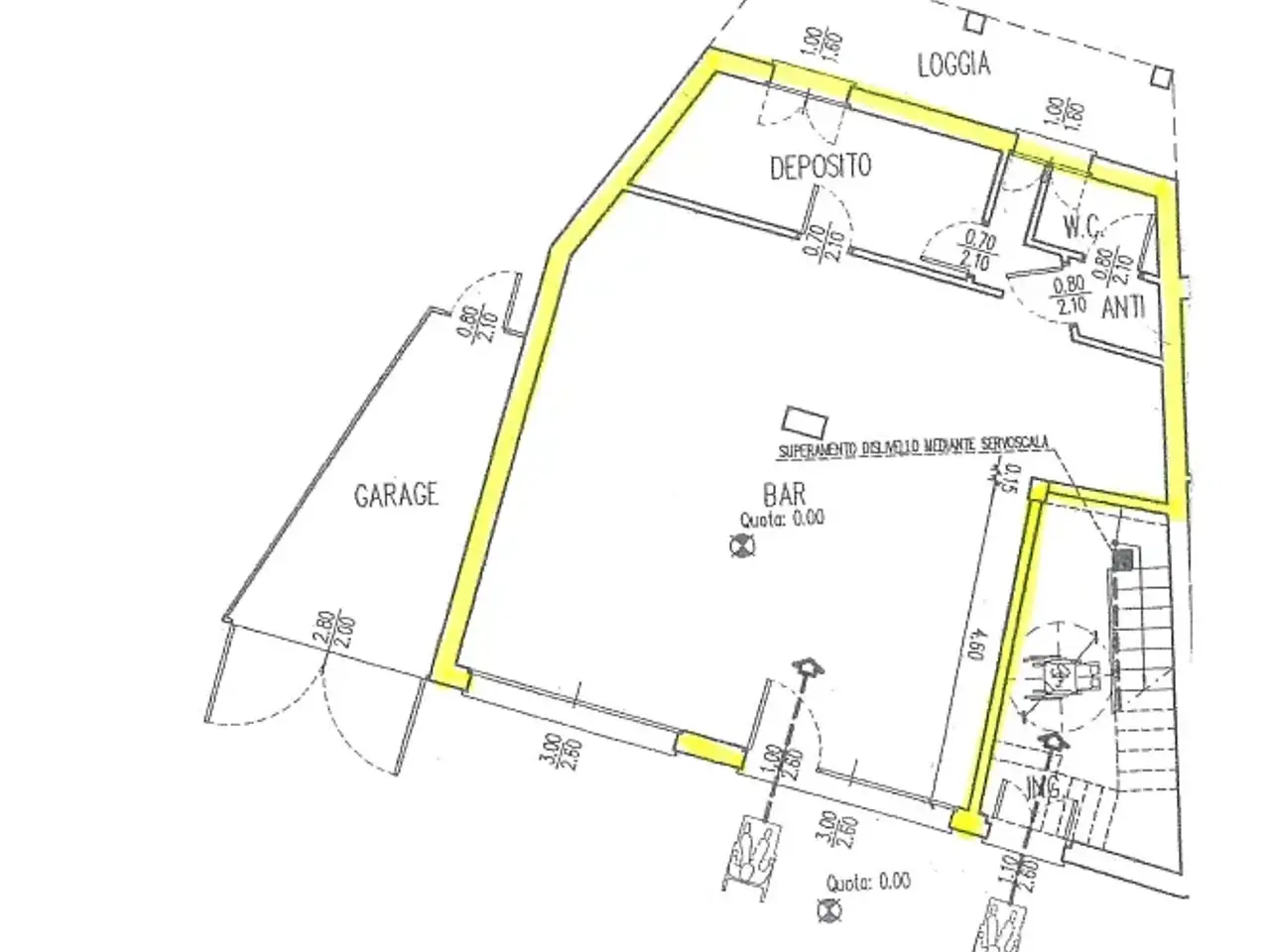 Negozio in , Padova, {3} - Planimetria 1