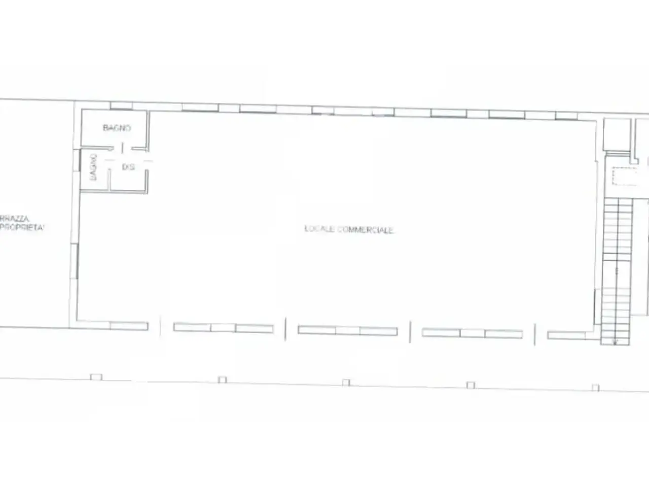 Negozio in Via Giacomo Matteotti 84, Roncello, {3} - Planimetria 1