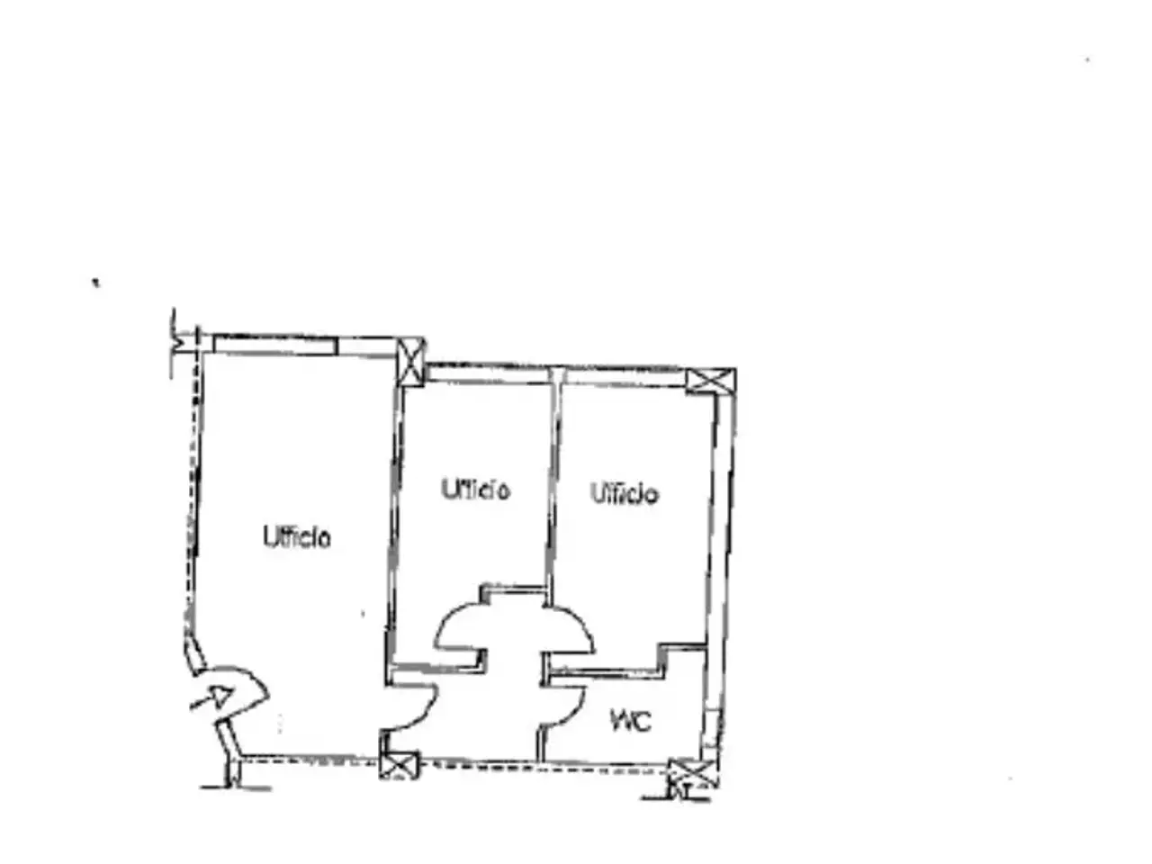 Ufficio in Via Umberto Nobile 66, Rende, {3} - Planimetria 1