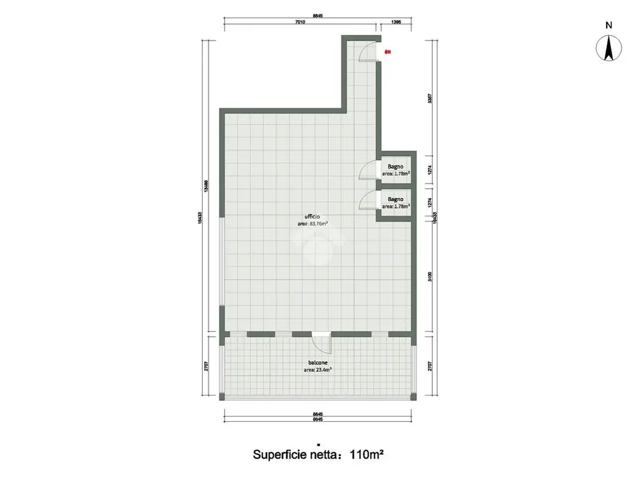 Ufficio in Via Europa 242, Concesio, {3} - Planimetria 1