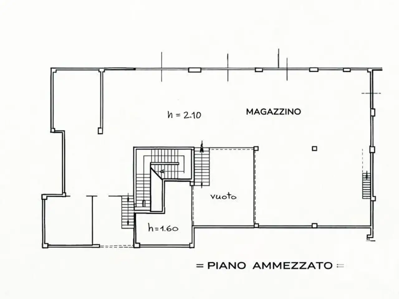 Capannone in Via Santa Maria, Cairo Montenotte, {3} - Planimetria 1