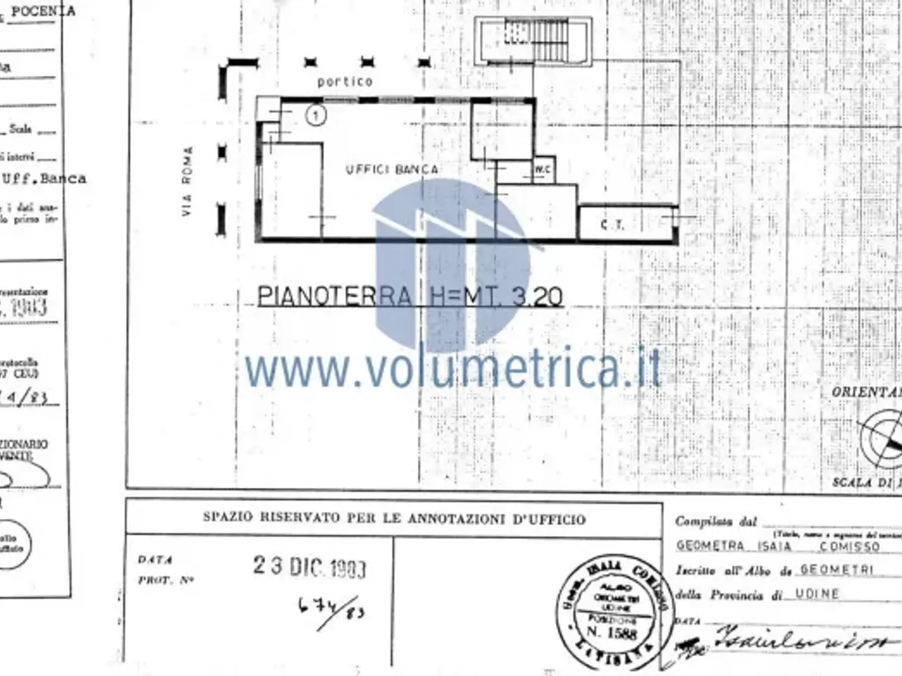 Ufficio in Roma 77, Pocenia, {3} - Planimetria 1