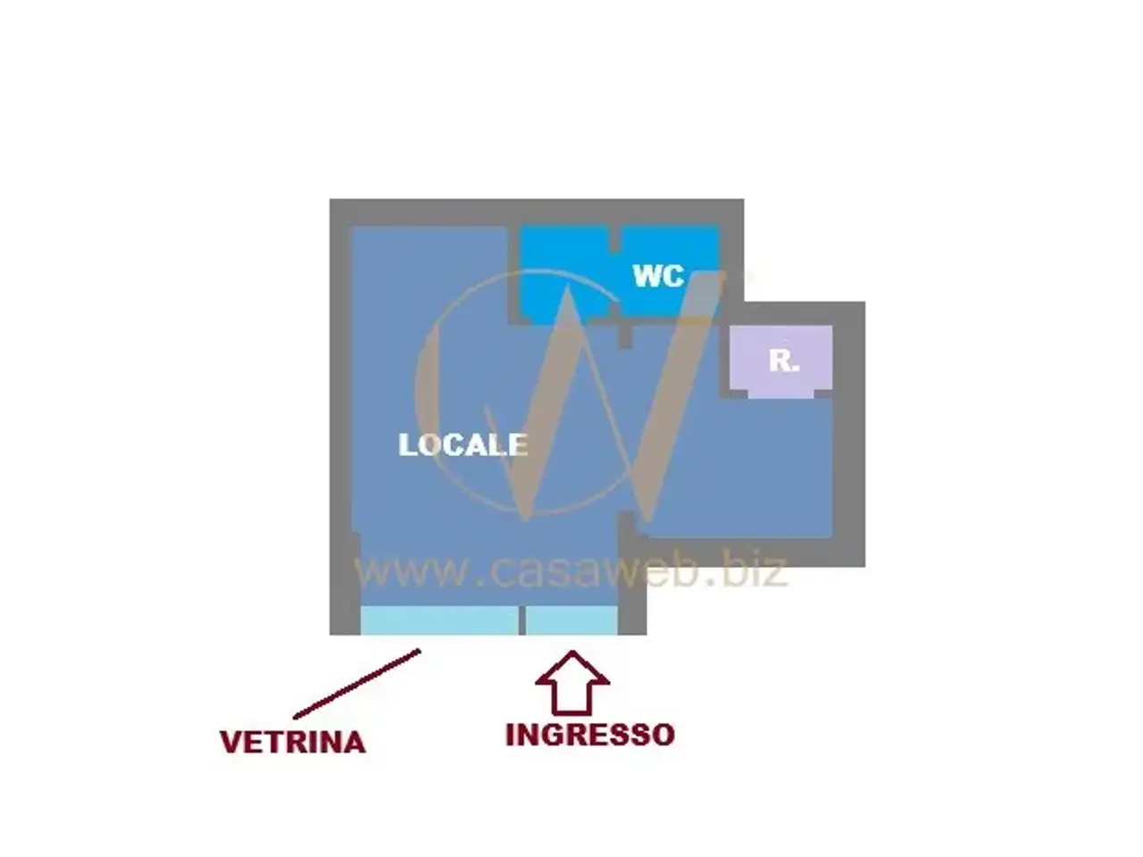 Negozio in Via De Francisis, Caserta, {3} - Planimetria 1