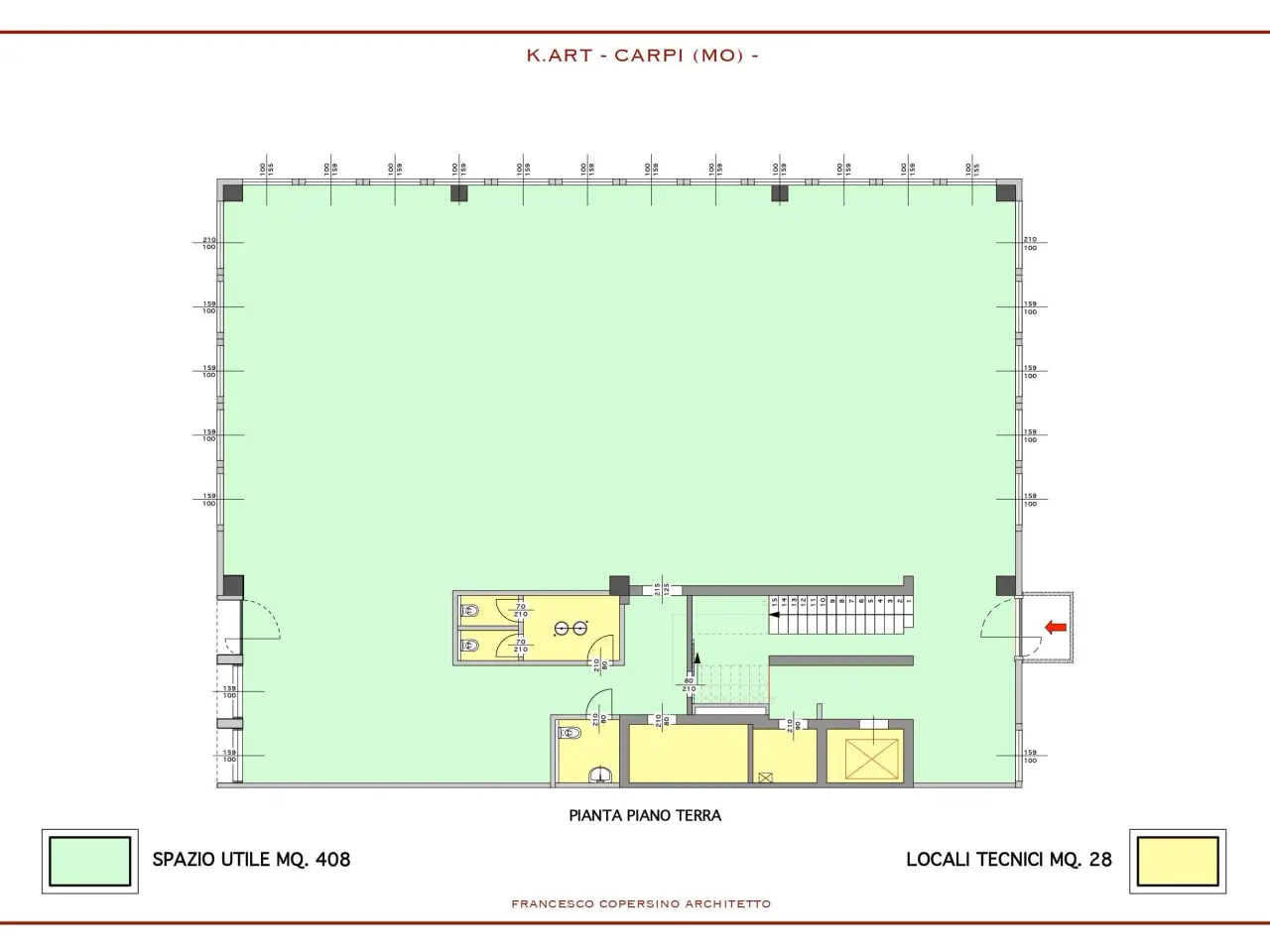 Capannone in Via Emlia Romagna 1 1, Carpi, {3} - Planimetria 1