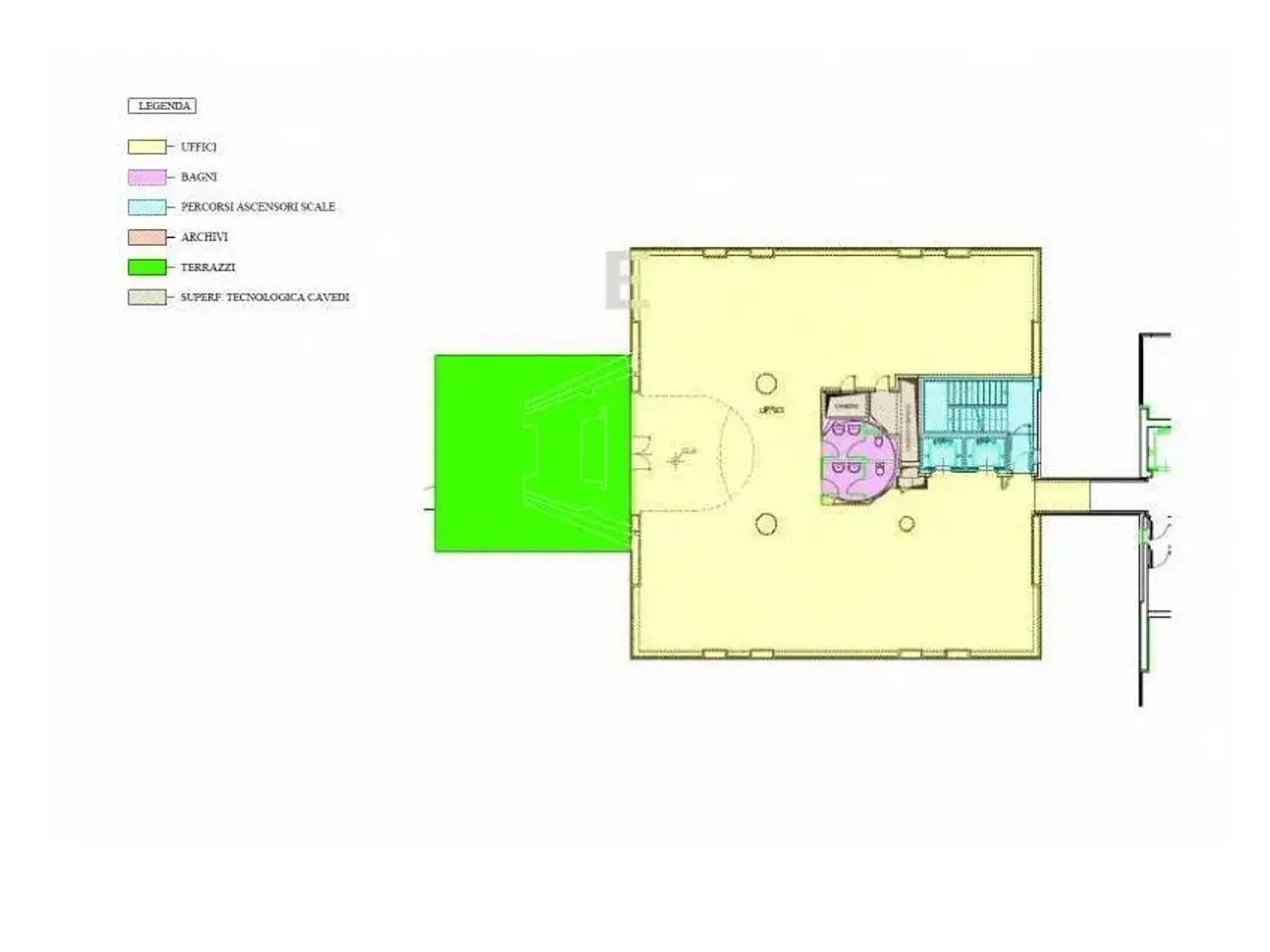 Ufficio in Via Lorenteggio 270/a - Ed, Milano, {3} - Planimetria 1