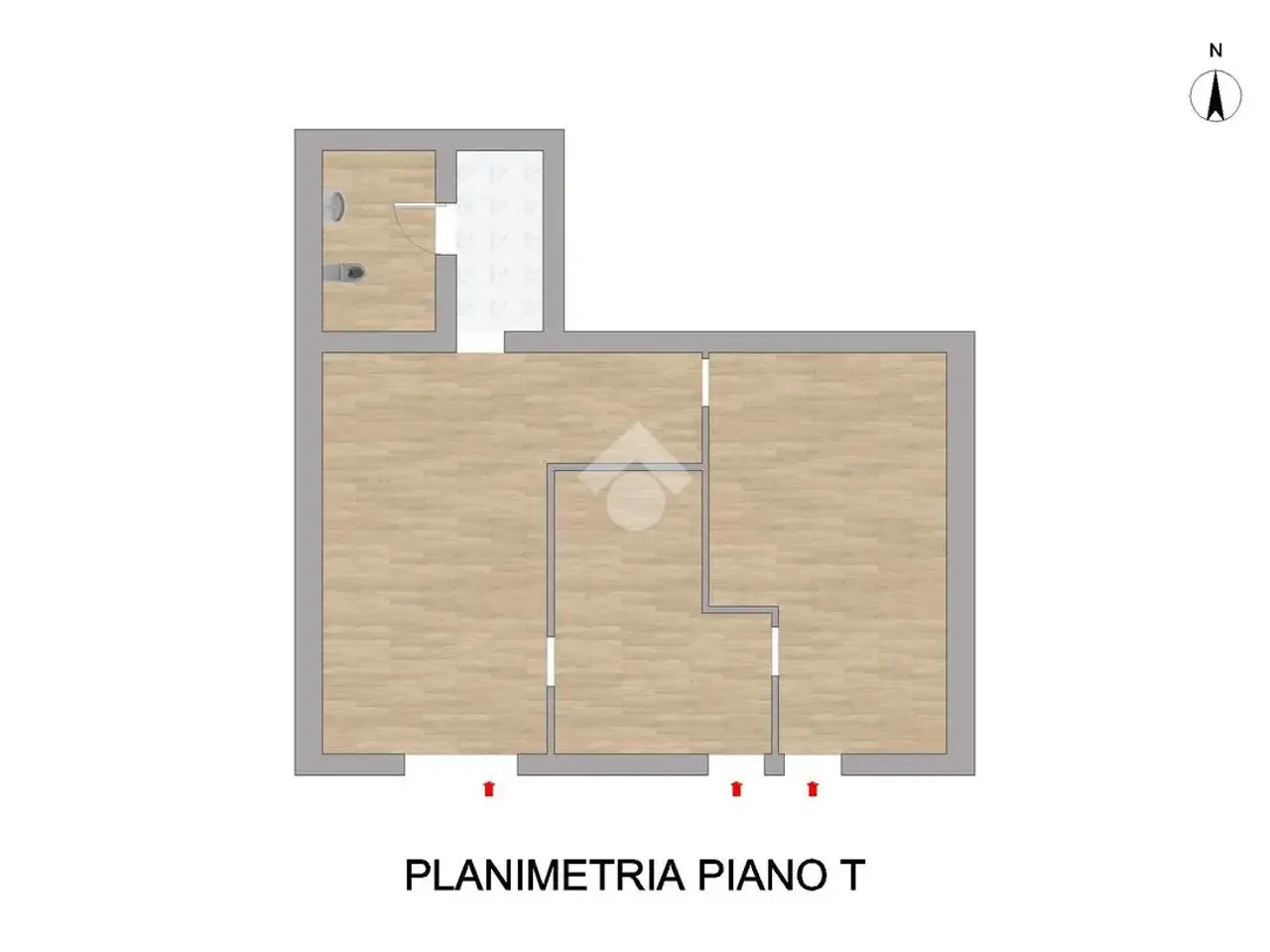 Ufficio in Via S. Martino 7, Manerbio, {3} - Planimetria 1