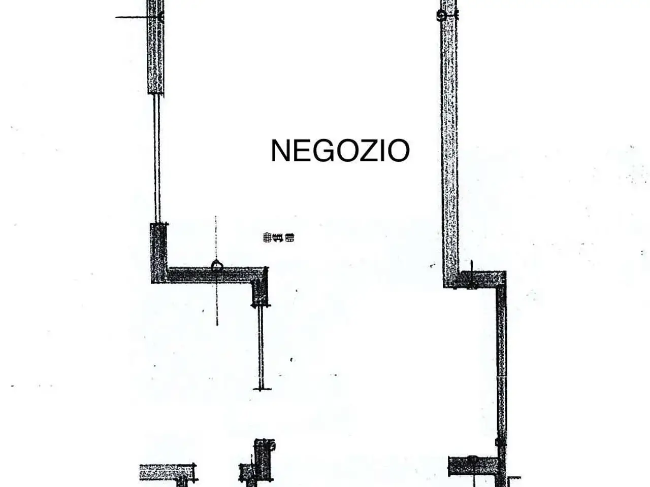 Negozio in Ad.Ze Via Guarino Guarini , Modena, {3} - Planimetria 1
