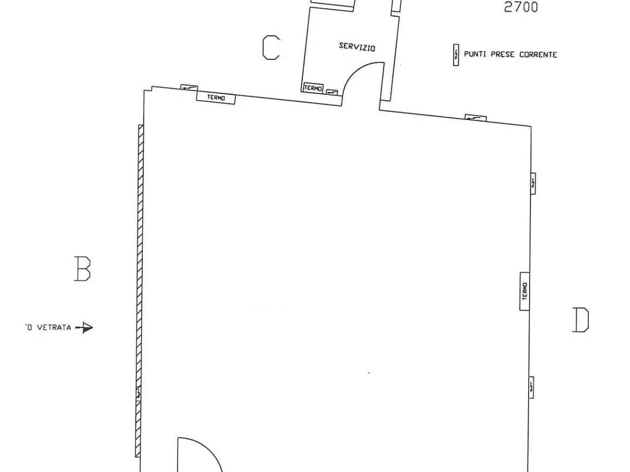 Ufficio in Viale Italia, Conegliano, {3} - Planimetria 1