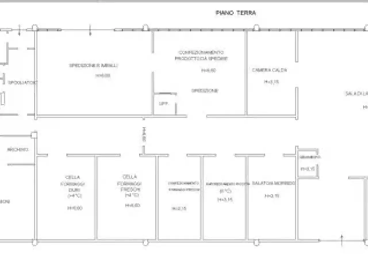 Capannone in Via Corradino d'Ascanio, Acquapendente, {3} - Planimetria 1