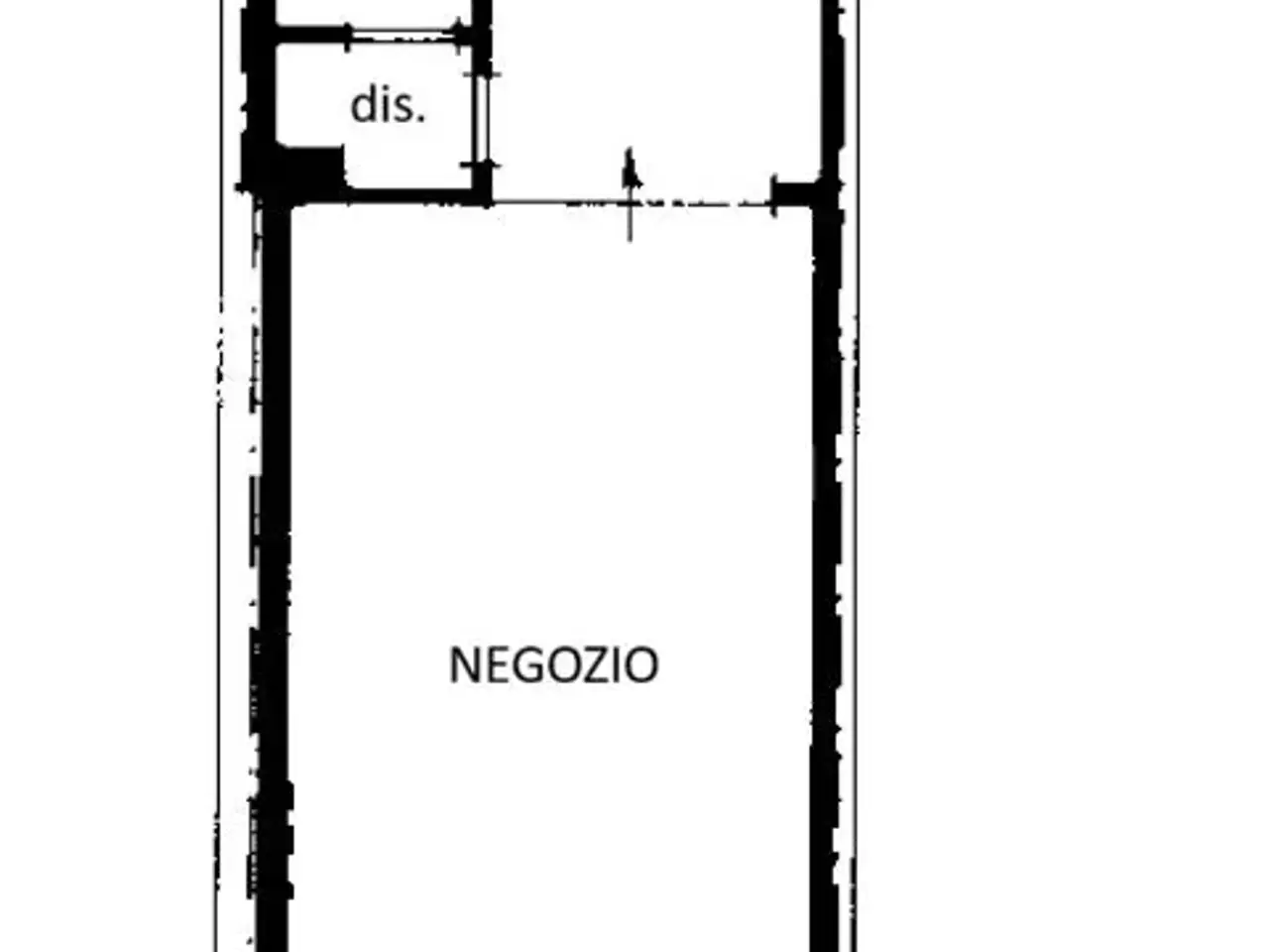 Negozio in Piazza Fiume, Lentate Sul Seveso, {3} - Planimetria 1