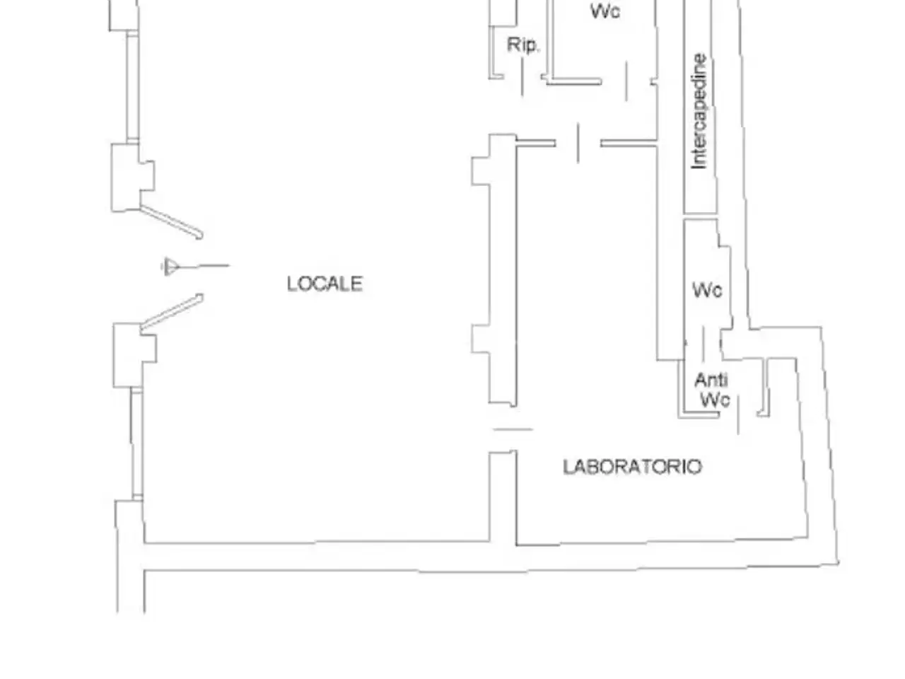 Negozio in Via III Novembre 112, Mentana, {3} - Planimetria 1