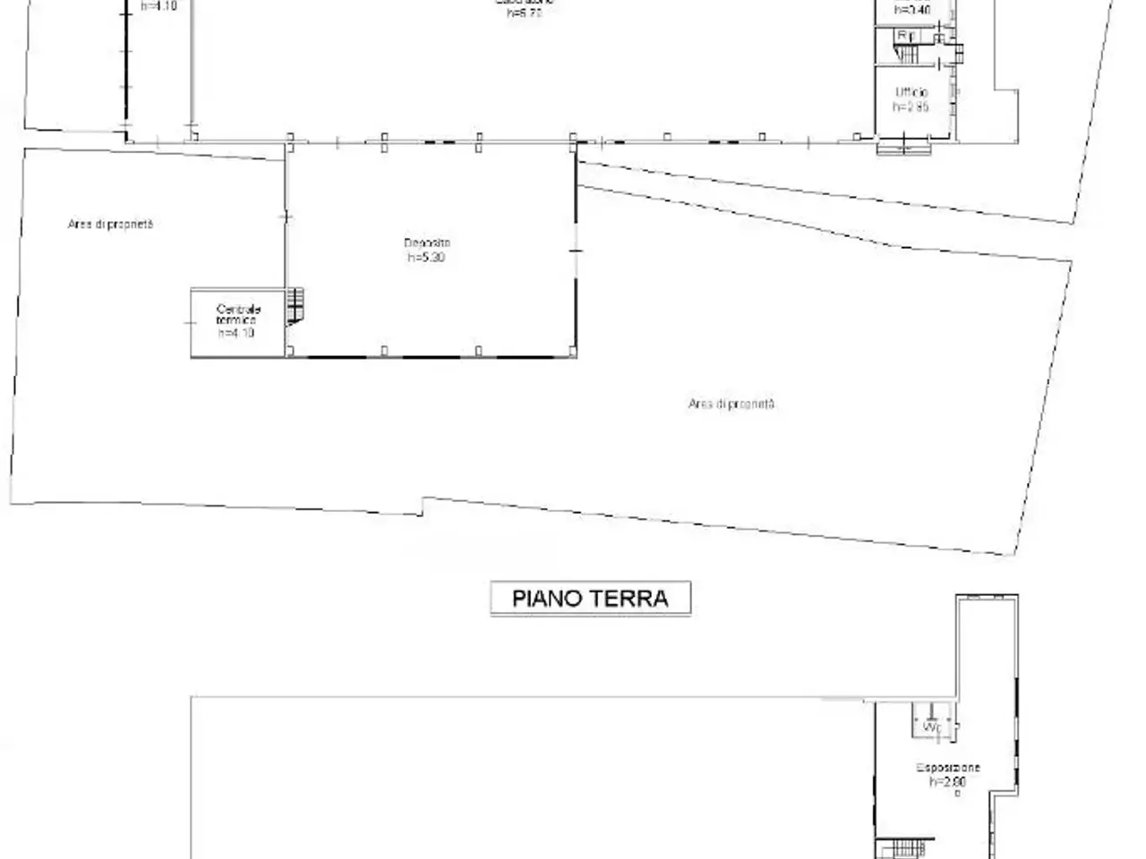 Capannone in Via Nazionale, Trescore Balneario, {3} - Planimetria 1
