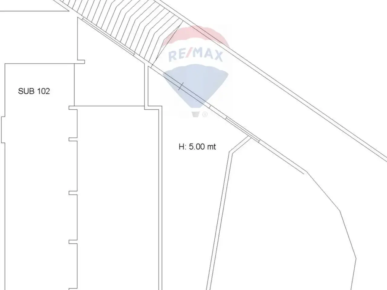 Magazzino in Via Alcide De Gasperi 178, Villabate, {3} - Planimetria 1