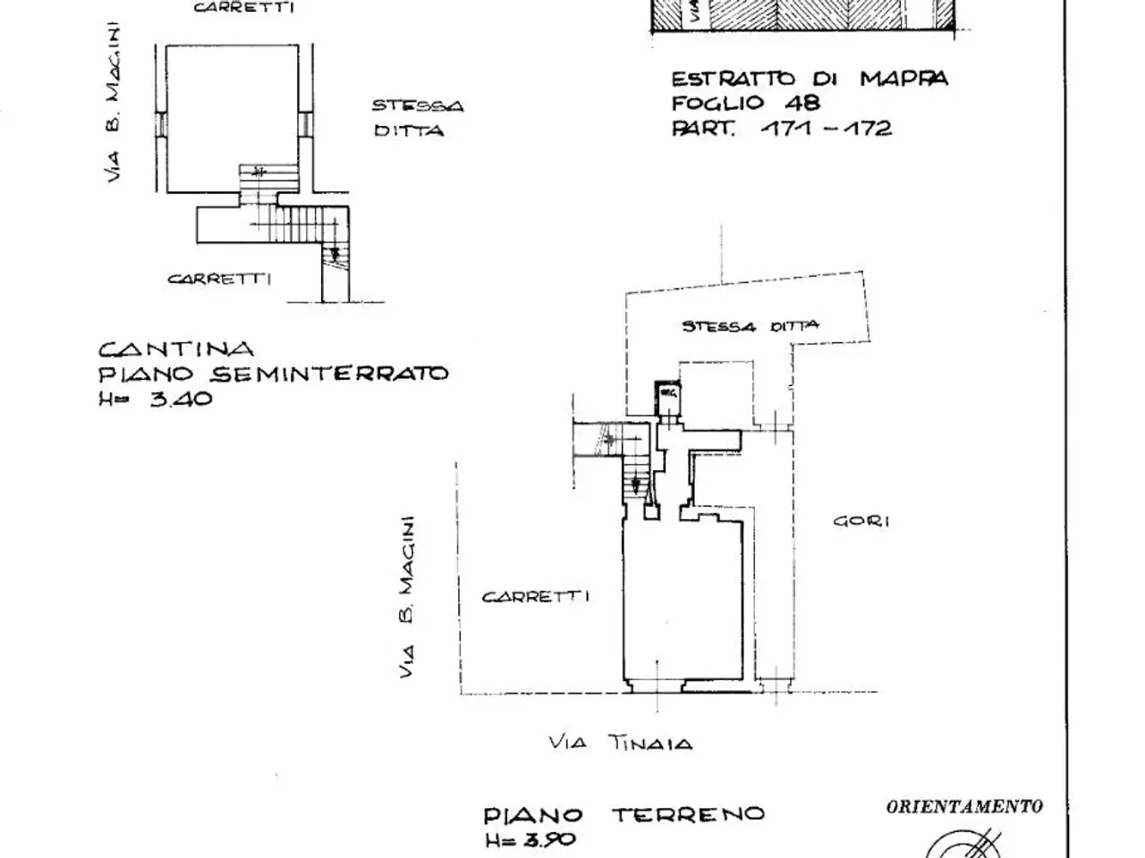 Negozio in Via Tinaia 23, Prato, {3} - Planimetria 1