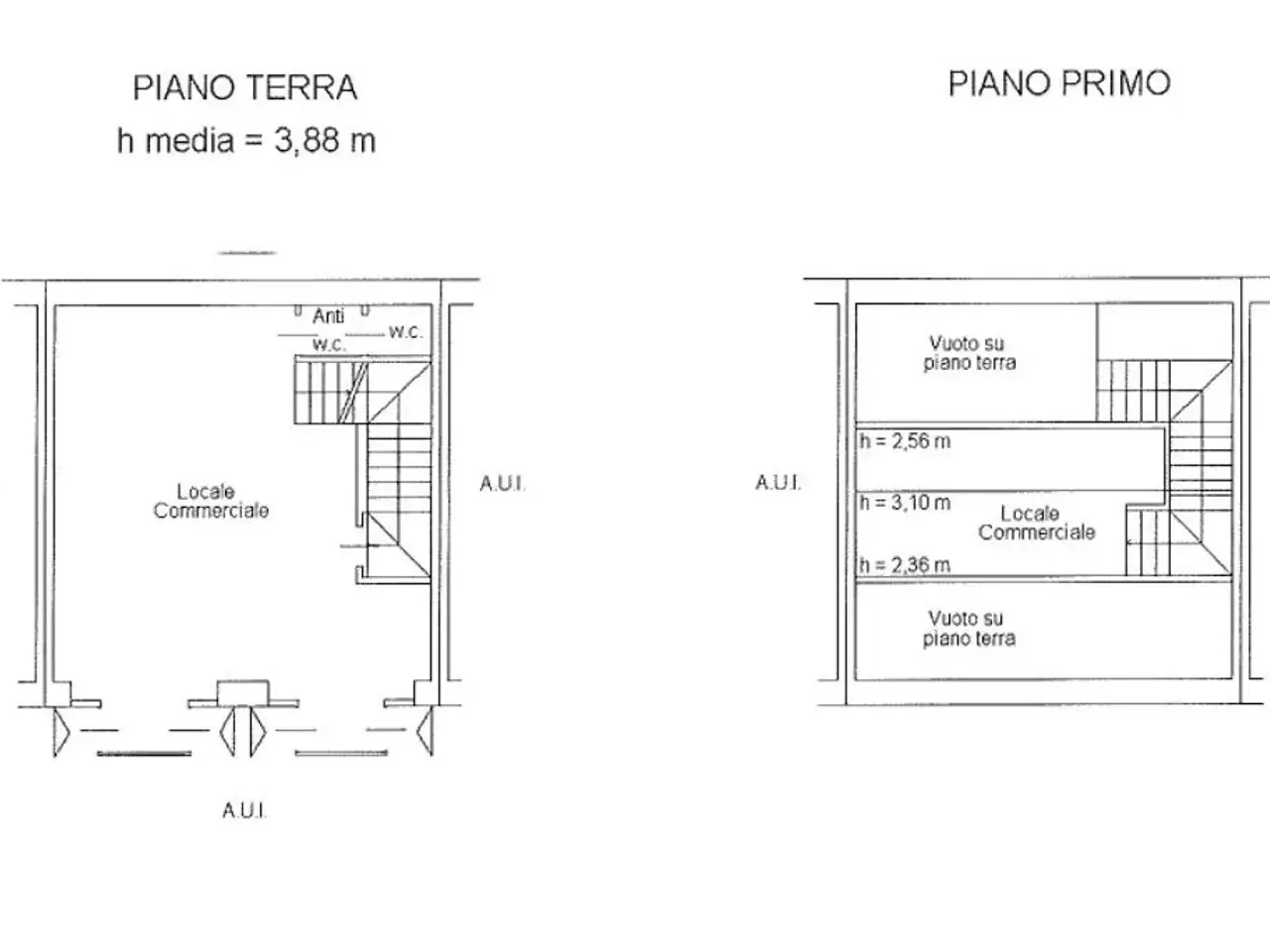 Negozio in Piazza delle Stazioni, Tirano, {3} - Planimetria 1