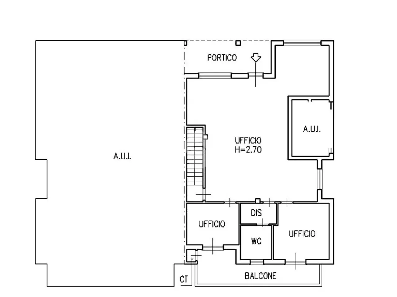 Ufficio in Viale della Rimembranza, Manerba Del Garda, {3} - Planimetria 1