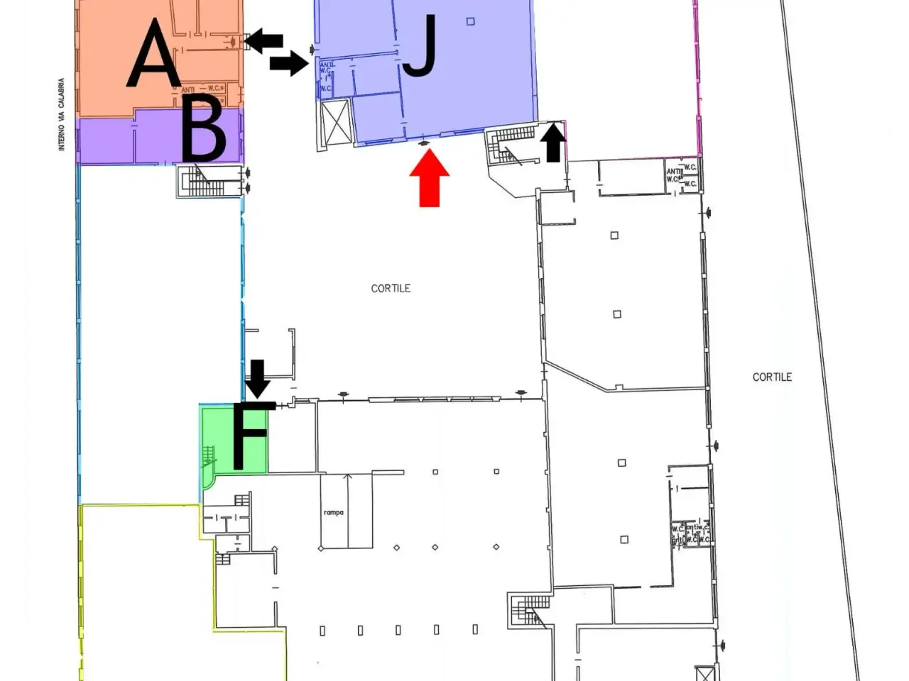Ufficio in Lungo Dora Liguria 58, Torino, {3} - Planimetria 1
