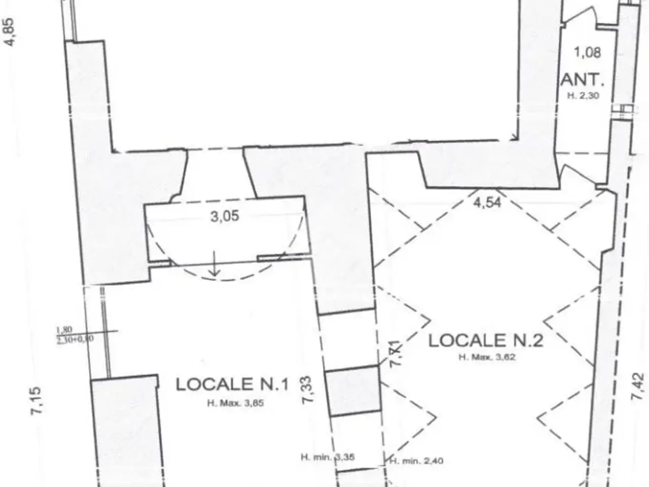 Negozio in Via Cesare Guasti 17, Prato, {3} - Planimetria 1