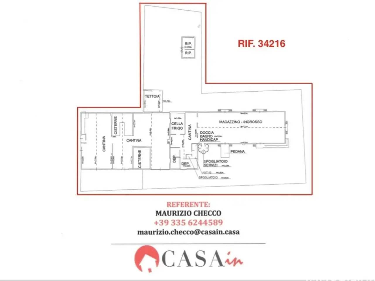 Capannone in Via Nove Martiri, Reggio nell'Emilia, {3} - Planimetria 1