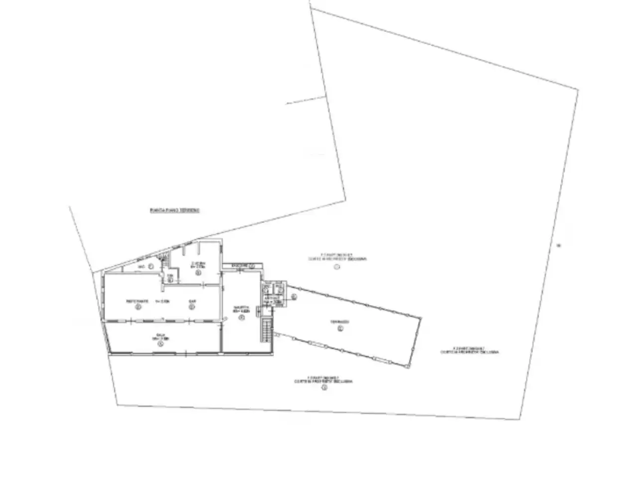 Negozio in Località Sant'Elisabetta, Via Quinzeina 73, Colleretto Castelnuovo, {3} - Planimetria 1