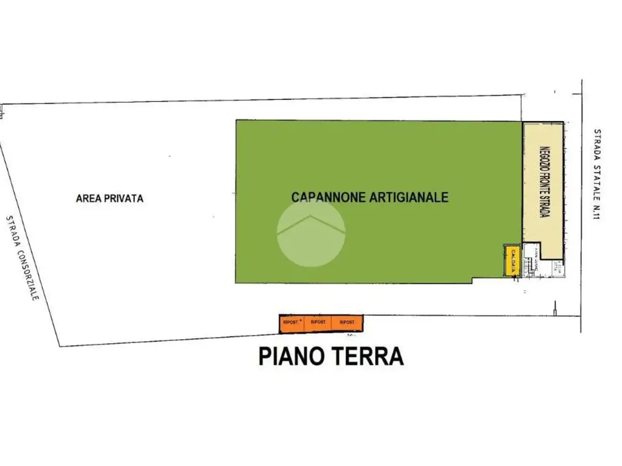 Capannone in Via Milano 44, Brescia, {3} - Planimetria 1