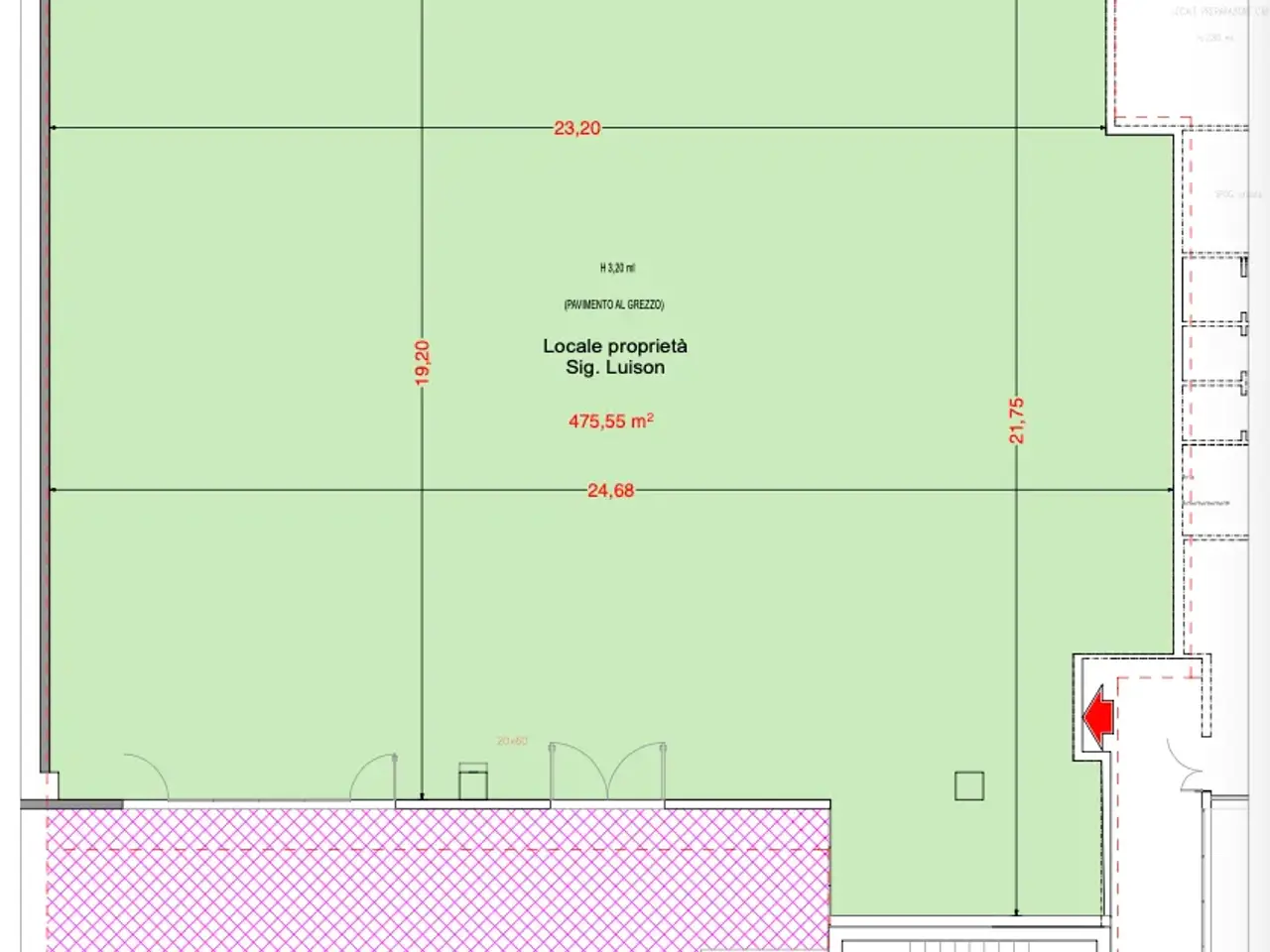 Ufficio in Via Zuccola, Bolzano Vicentino, {3} - Planimetria 1