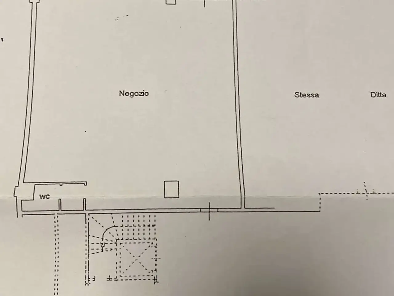 Negozio in Ponterio 64, Todi, {3} - Planimetria 1