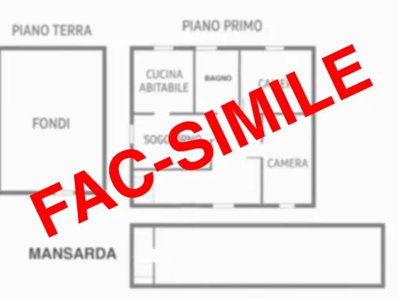 Negozio in Strada Provinciale 201, Montone, {3} - Planimetria 1