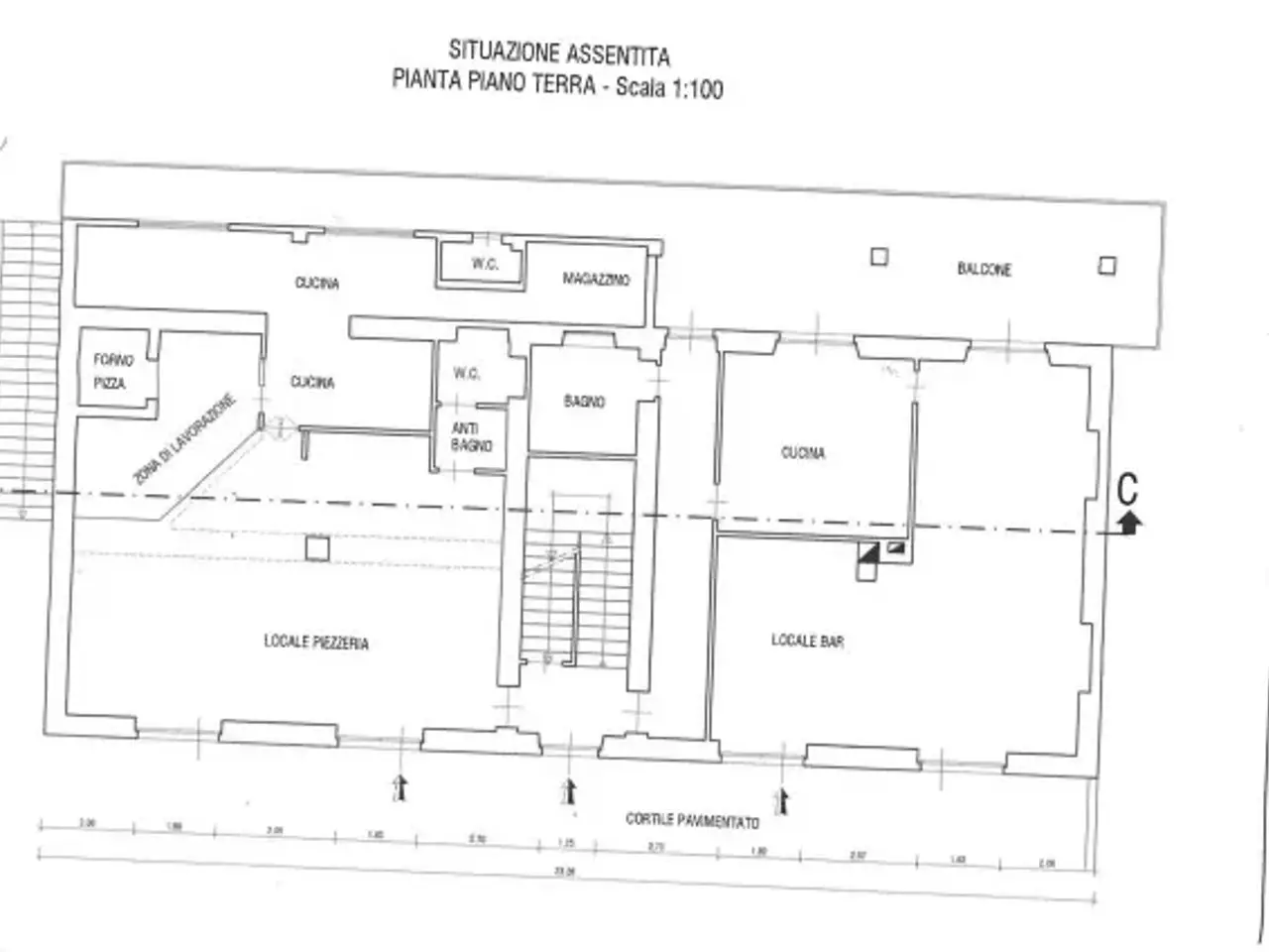 Negozio in Via Mango 10, Neviglie, {3} - Planimetria 1