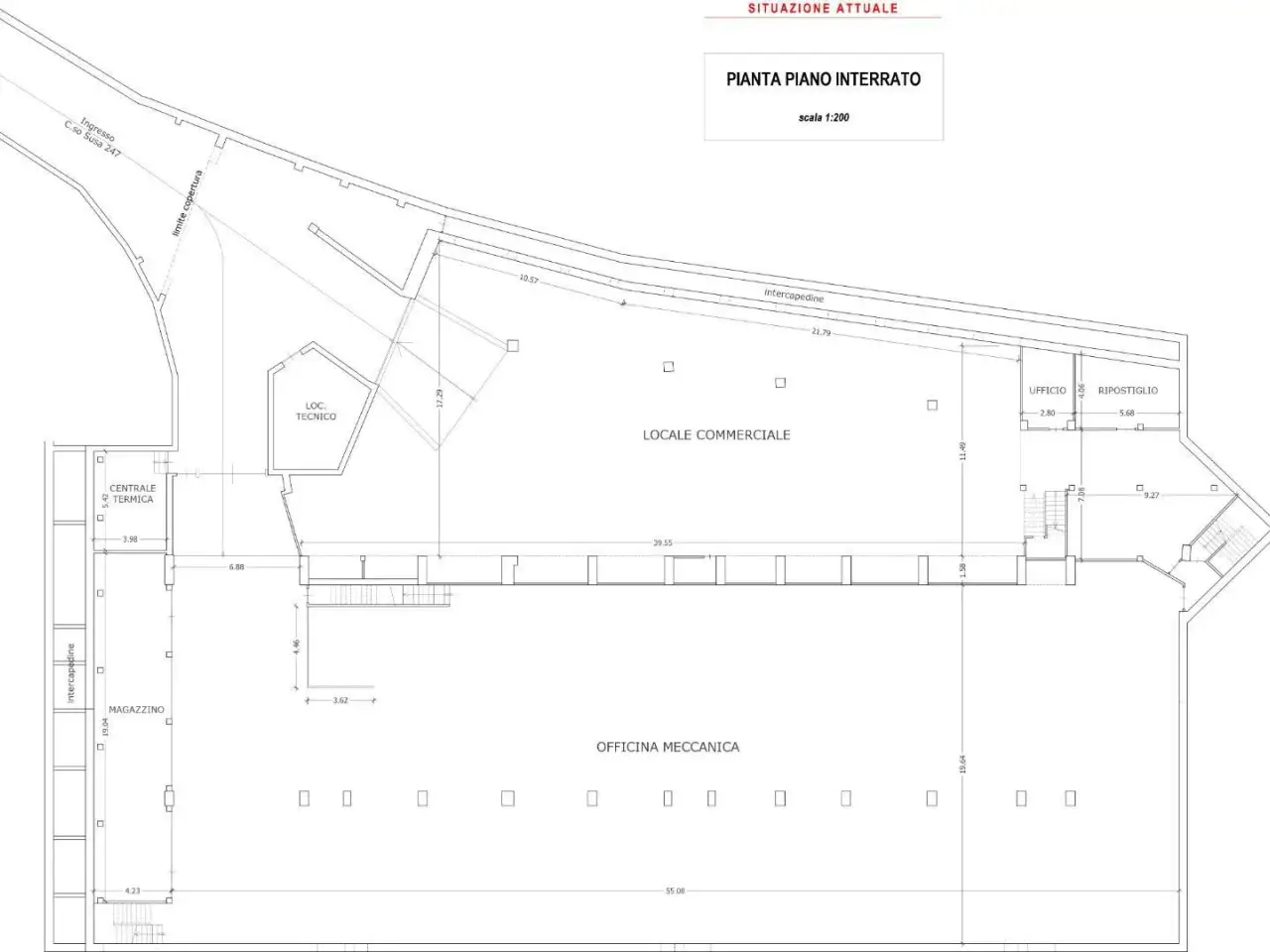 Capannone in Susa 247, Rivoli, {3} - Planimetria 1