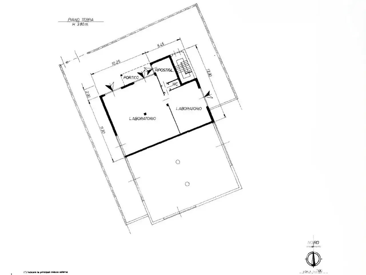 Laboratorio in Via Matteotti 32, Mori, {3} - Planimetria 1