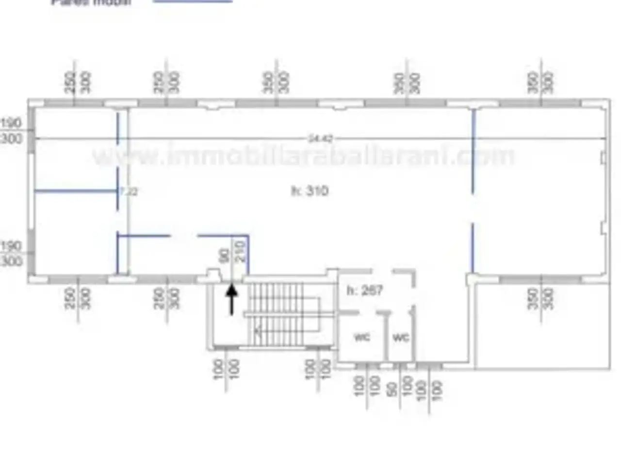 Ufficio in Via Oslavia, Milano, {3} - Planimetria 1
