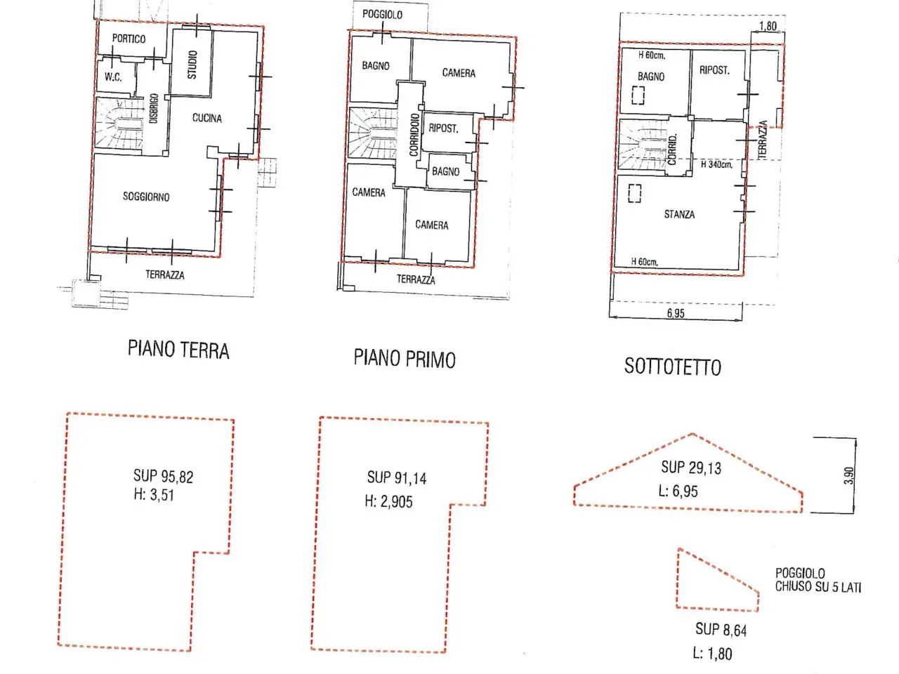 Villa unifamiliare, Villa Lagarina - Planimetria 1