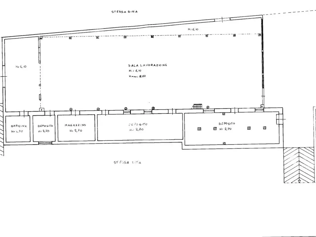 Capannone in Via G. di Vittorio, Manfredonia, {3} - Planimetria 1