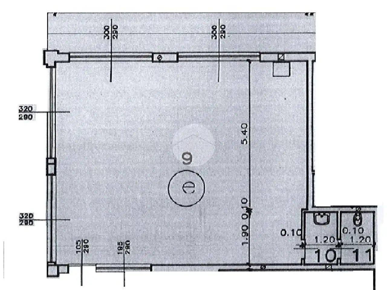 Negozio in Via S. Carlo, Castel Rozzone, {3} - Planimetria 1