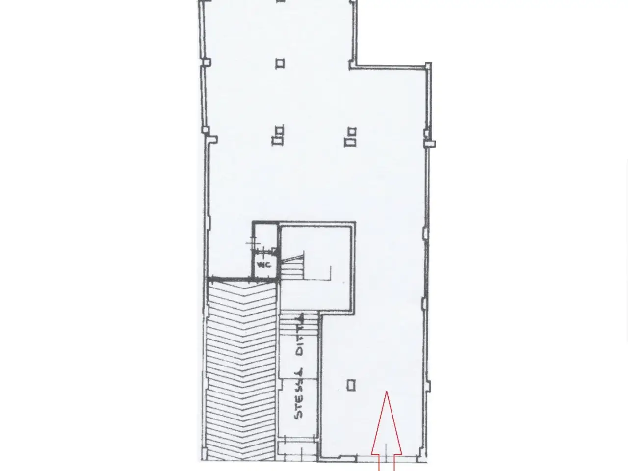 Negozio in Via Pò 42/B, Andria, {3} - Planimetria 1
