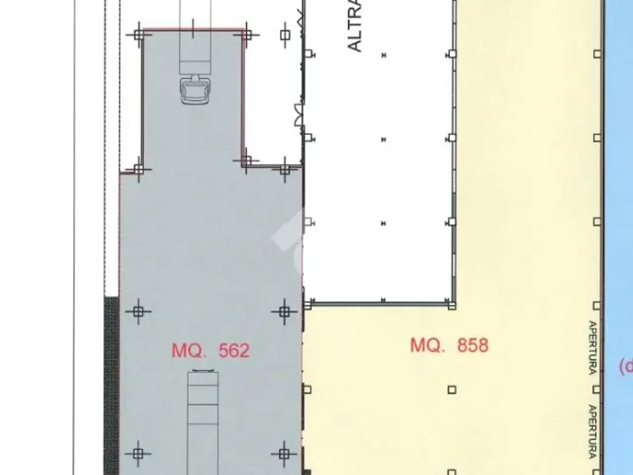 Capannone in Via Armando Veneziani 6, Pomezia, {3} - Planimetria 1