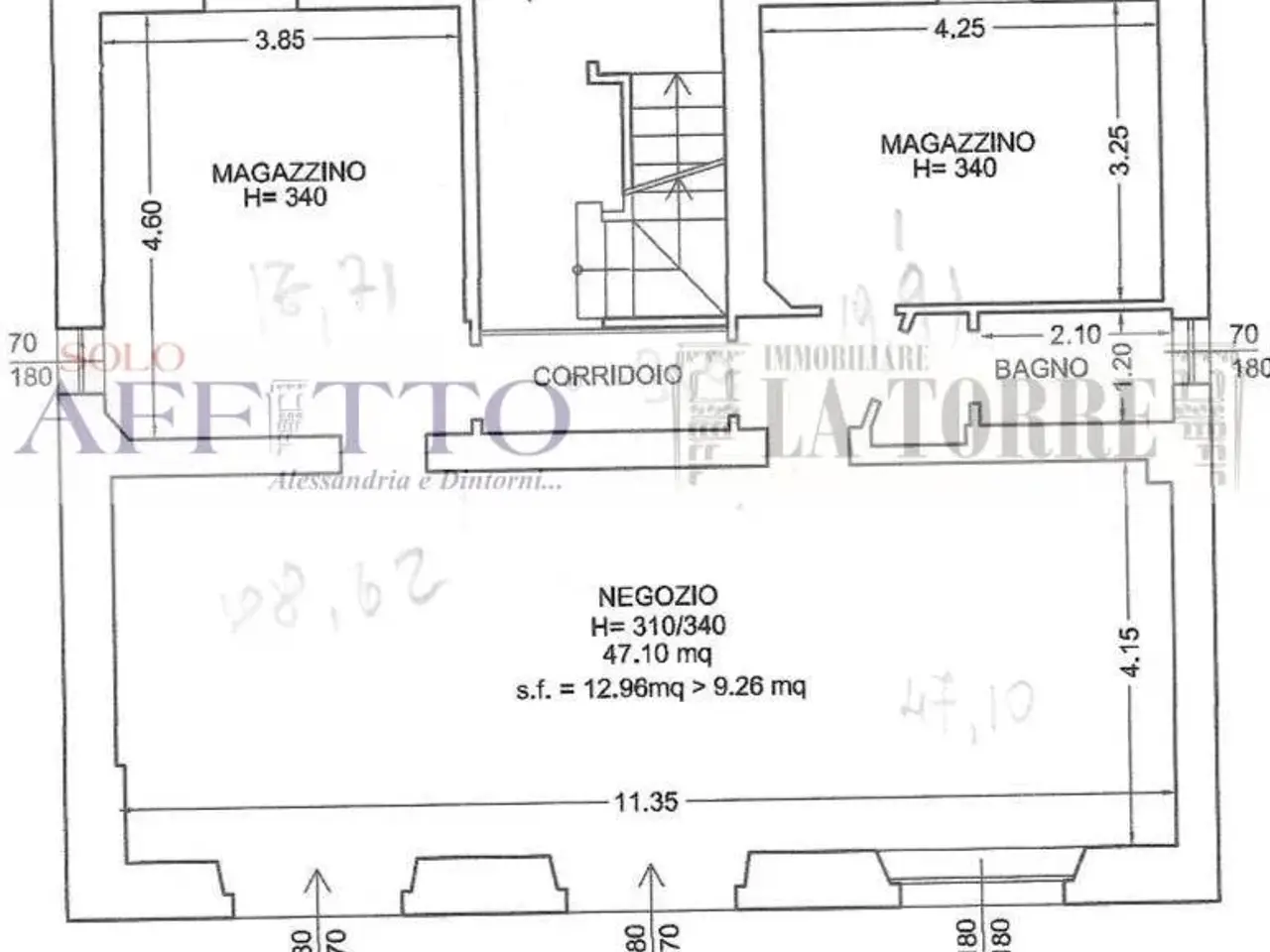 Negozio in Corso Acqui, Alessandria, {3} - Planimetria 1