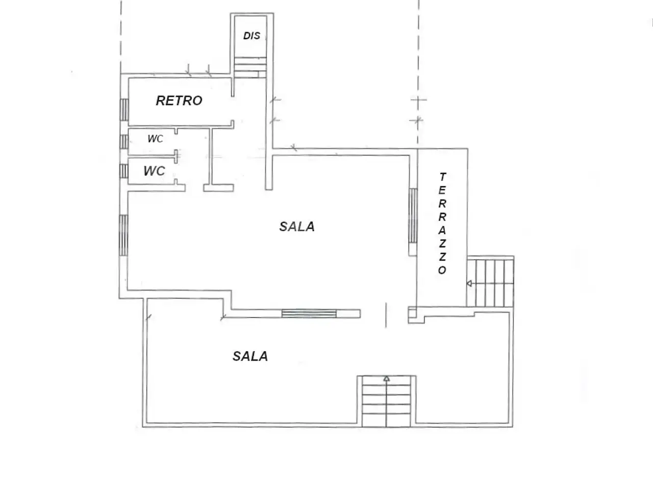 Negozio in , Porto Viro, {3} - Planimetria 1