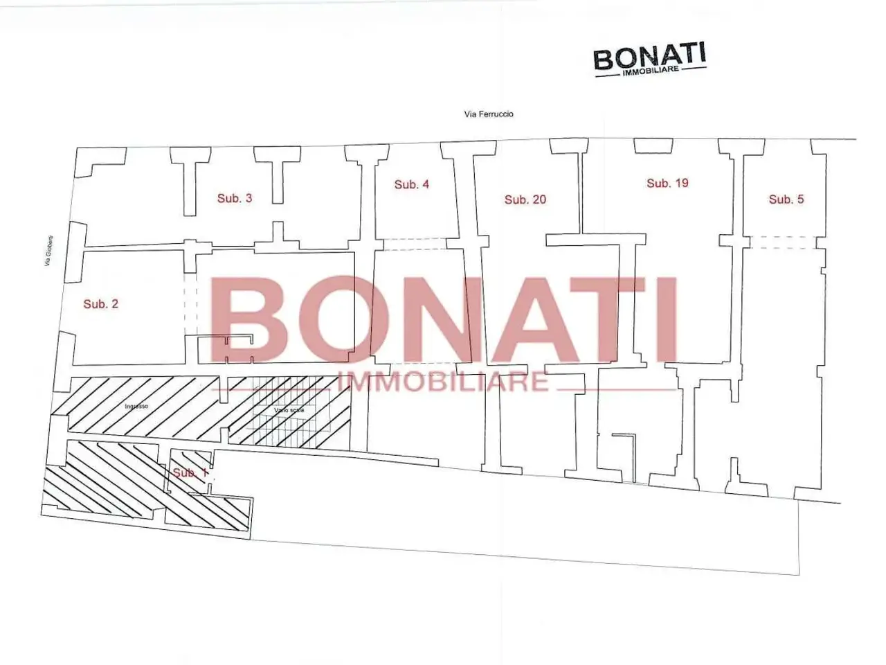 Negozio in Via Ferruccio 43, La Spezia, {3} - Planimetria 1