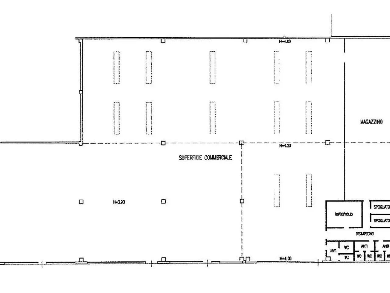 Negozio in Via Roma 51, Campagna Lupia, {3} - Planimetria 1