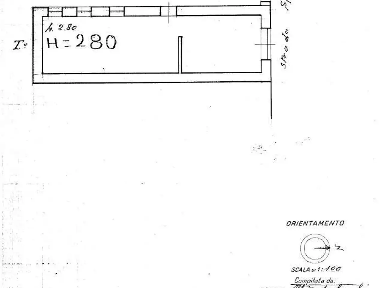 Negozio in Via Paolo Bossi , Chiavenna, {3} - Planimetria 1
