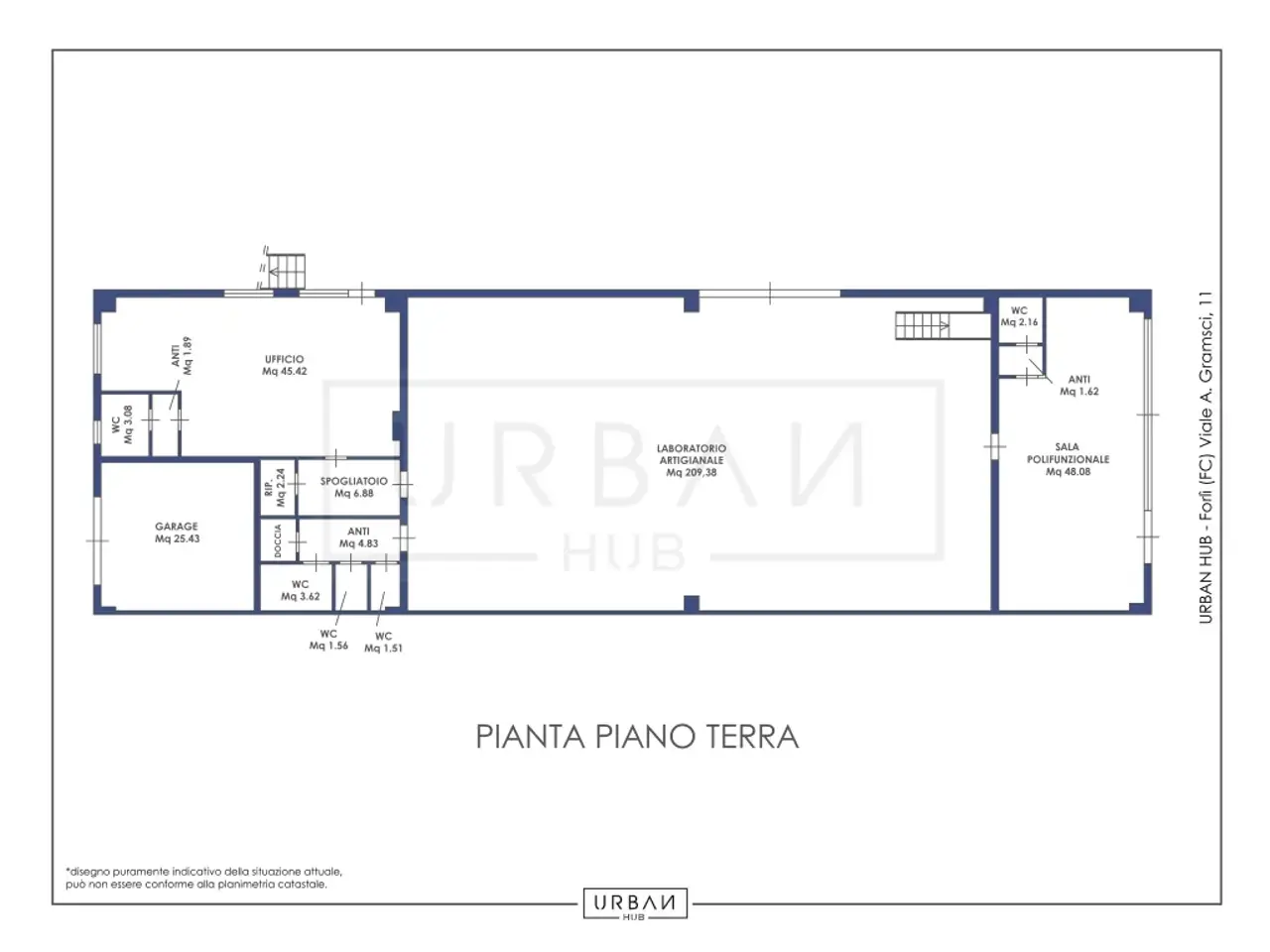 Capannone in Via Rio Cozzi, Forli', {3} - Planimetria 1