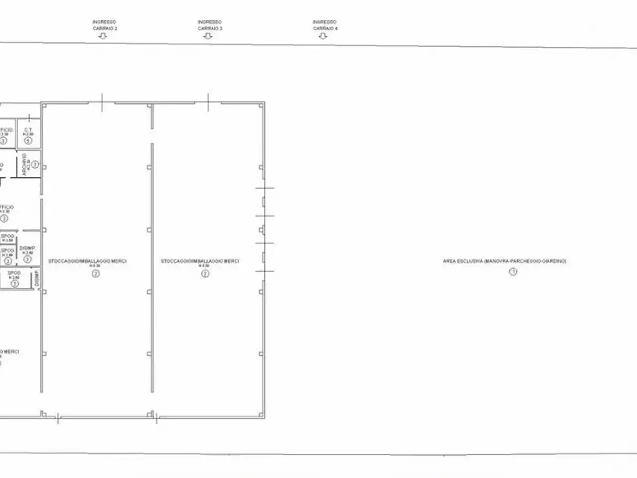 Capannone in Via Veneto, Schio, {3} - Planimetria 1