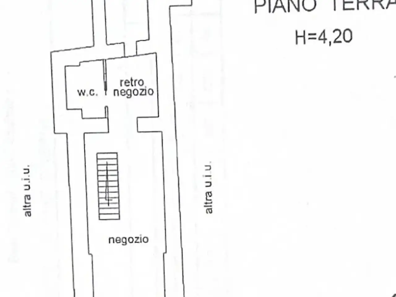 Negozio in Via Antonio Mazza 12, Salerno, {3} - Planimetria 1