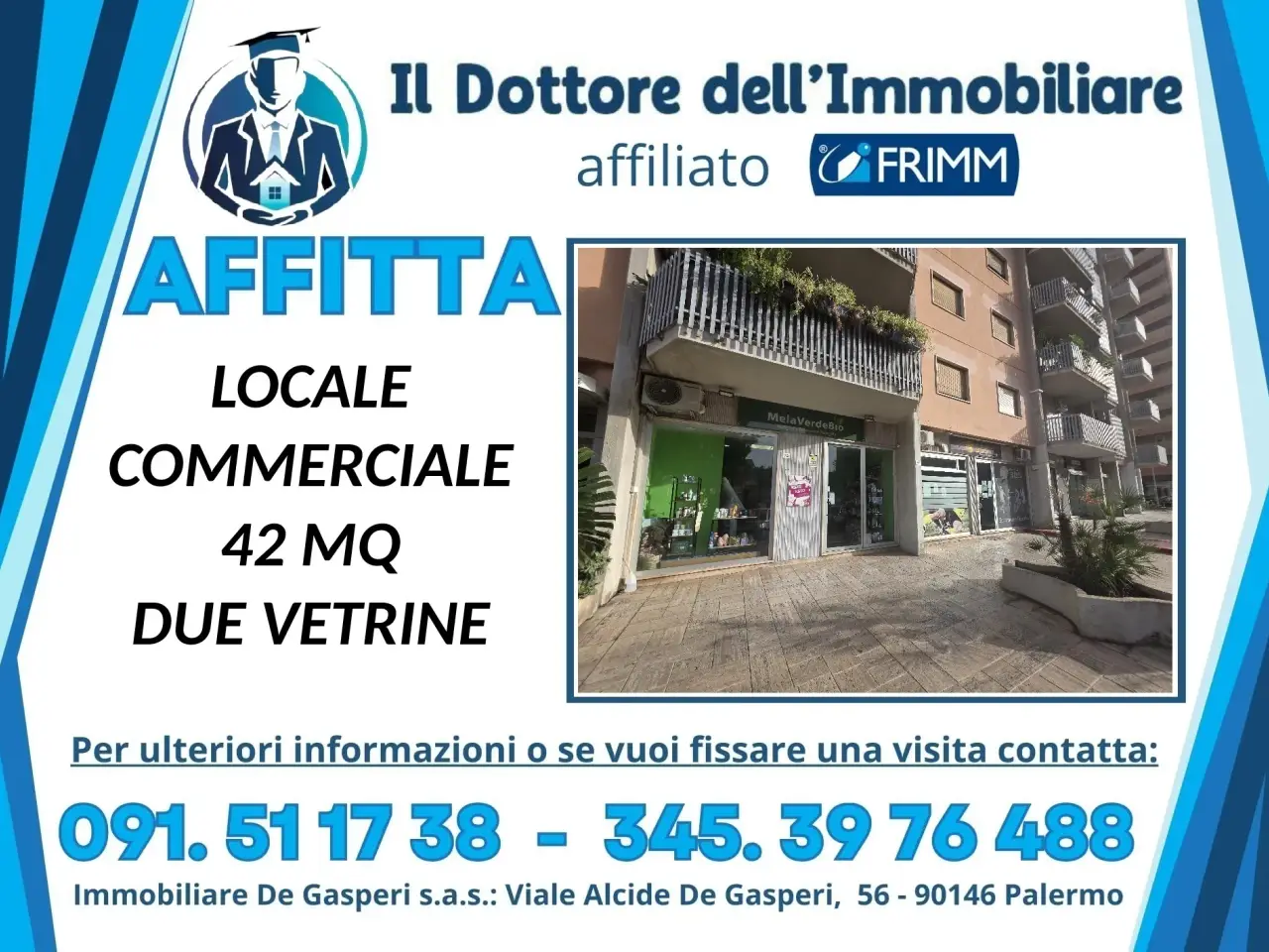 Negozio in Viale Alcide De Gasperi 72, Palermo, {3} - Foto 1